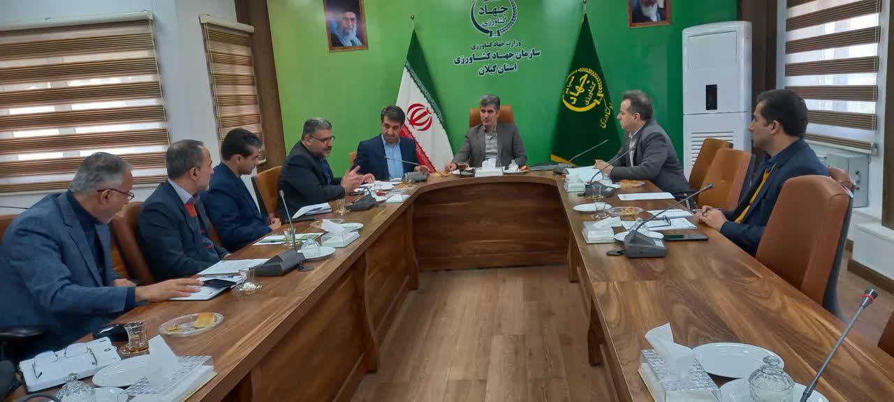 نشست رییس سازمان جهاد کشاورزی گیلان با تشکل‌های تخصصی برنج استان برگزار شد